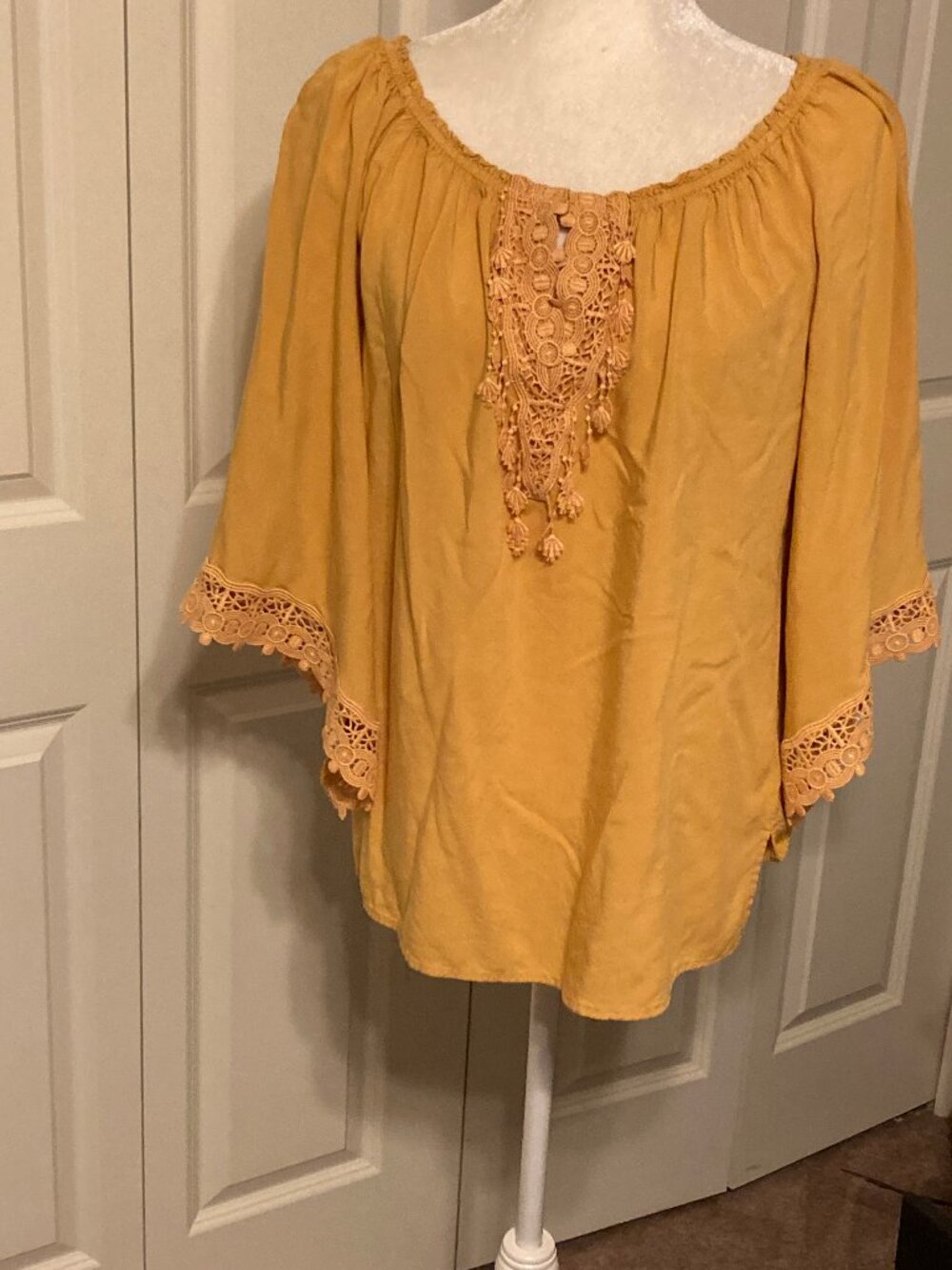 Melissa Paige Flowy Top ~ Size Large ~ Hippie ~ BOHO